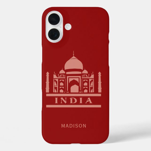 INDIA custom name & colour Case-Mate iPhone Case (Back)