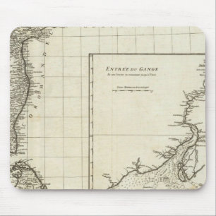 India Engraved Map Mouse Pad