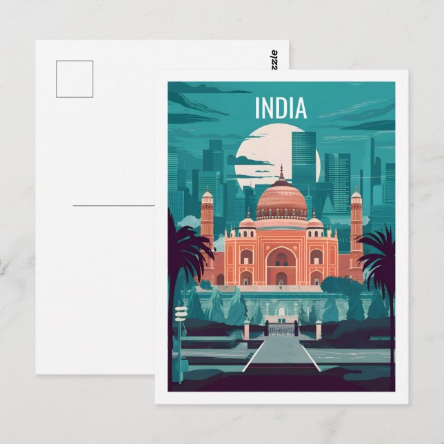 India Famous Travel Place Postcard (Front/Back)