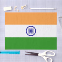 India fashion decor, Indian Flag tissue paper