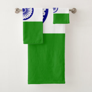 India flag bath towel set