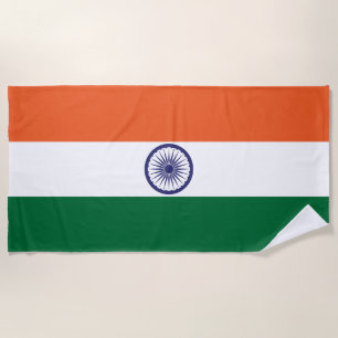 India Flag Beach Towel