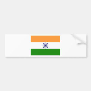 India Flag Bumper Sticker