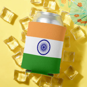India flag can cooler