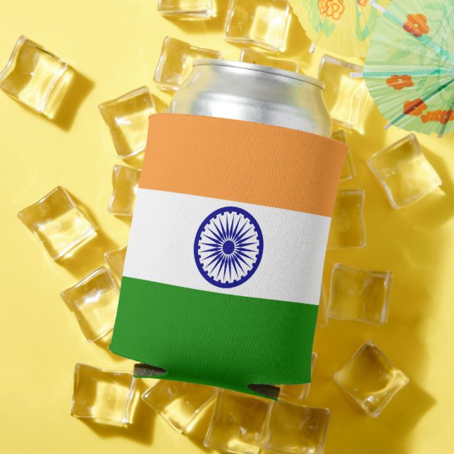 India flag can cooler (In Situ Summer)