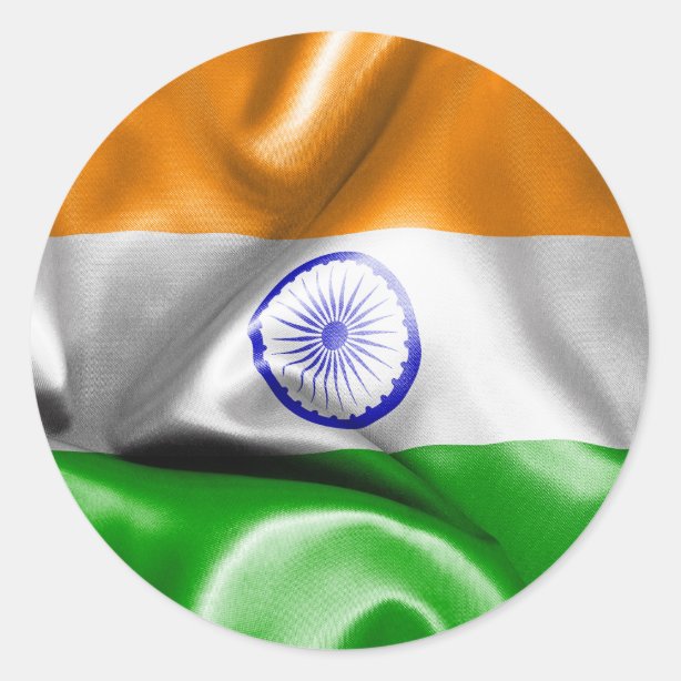 Indian Flag Stickers 