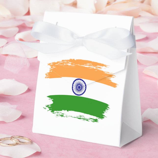 India flag favor box (Wedding)