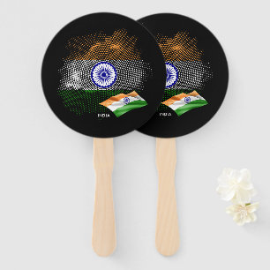India flag hand fan