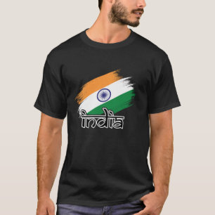 India Flag Indian Cricket Cricketers Kabbadi Diwal T-Shirt
