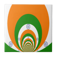 India Flag Kaleidoscope: Endless Unity & Patriotis