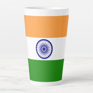 India flag latte mug