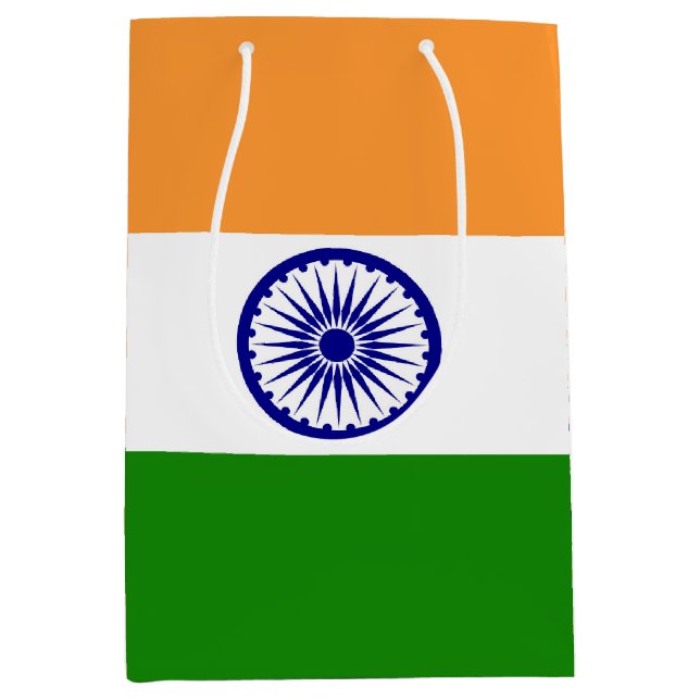 India flag medium gift bag (Front)