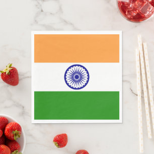 India flag napkin