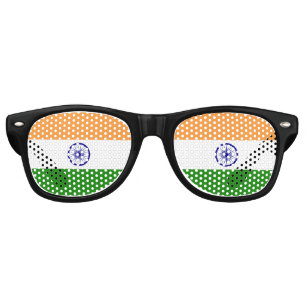 India flag  retro sunglasses