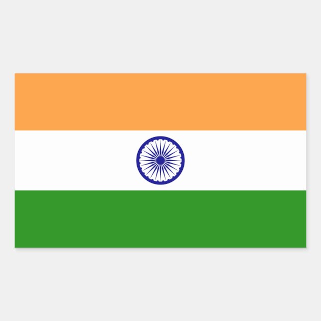 India Flag Sticker (Front)