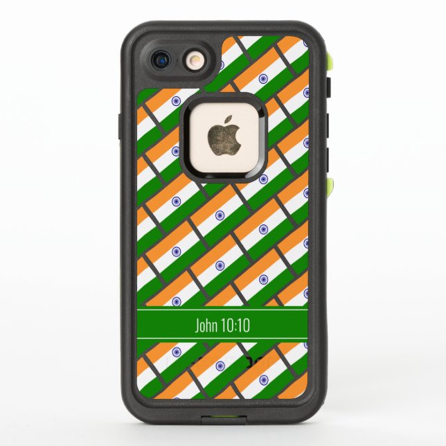 INDIA FLAG Stylish Customized INDIAN LifeProof iPhone Case (Back)