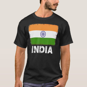 India Flag Support Indian People Women Men T-Shirt