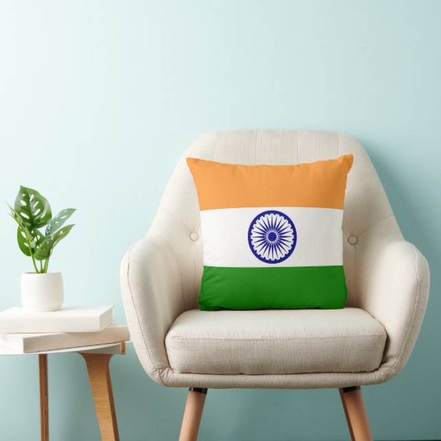 India flag throw pillow (Chair)