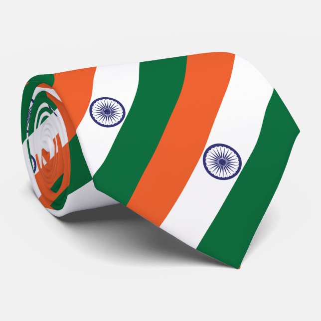 India Flag Tie (Rolled)