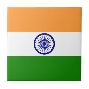India flag tile
