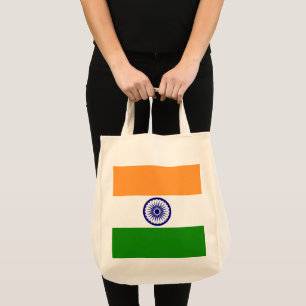 India flag tote bag