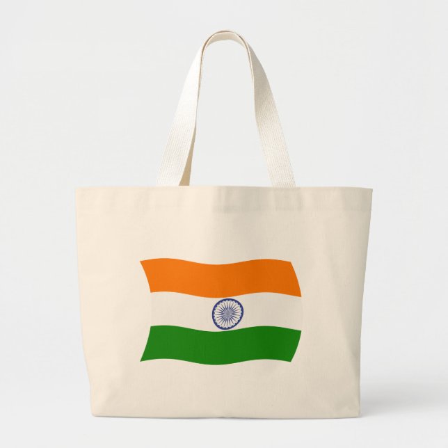 India Flag Tote Bag (Front)