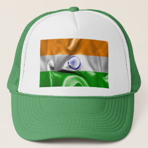 India Flag Trucker Hat