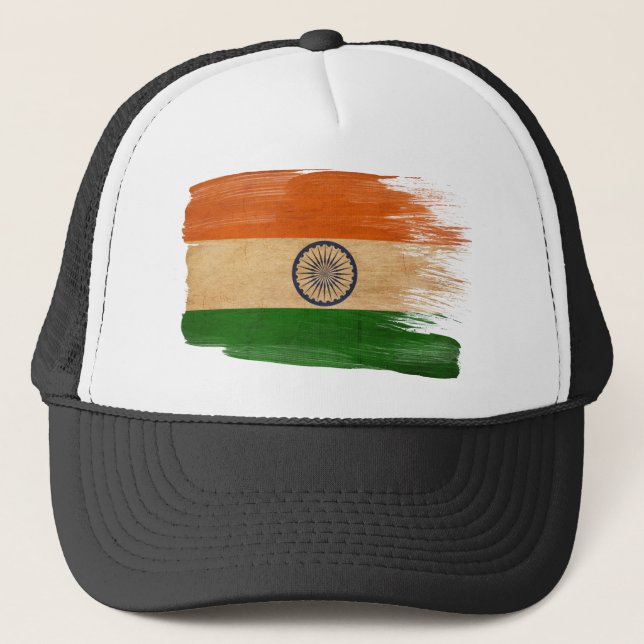 India Flag Trucker Hat (Front)