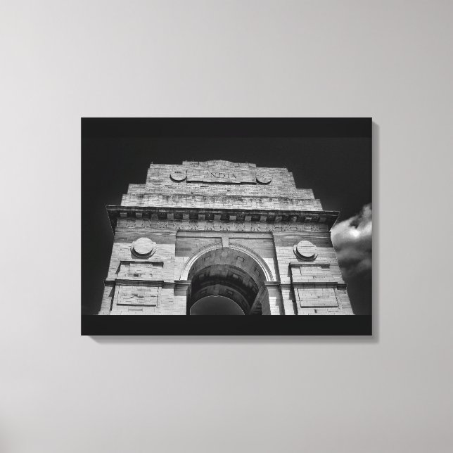 India Gate Canvas Print (Front)