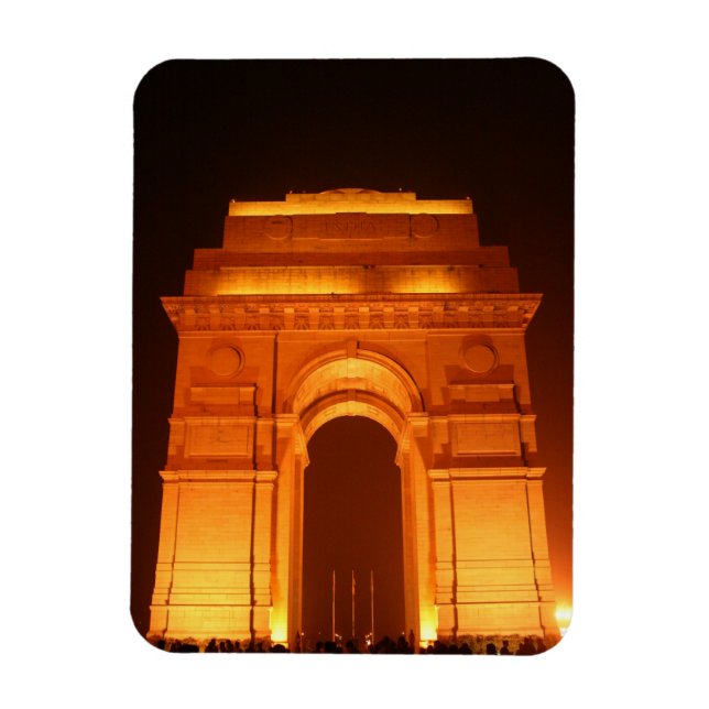 India Gate Delhi India Magnet (Vertical)