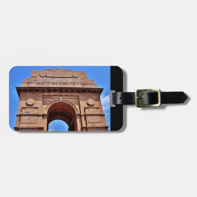 India Gate Luggage Tag (Front Horizontal)