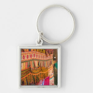 INDIA, Goa, Baga: Saturday Evening Market (NR) Keychain