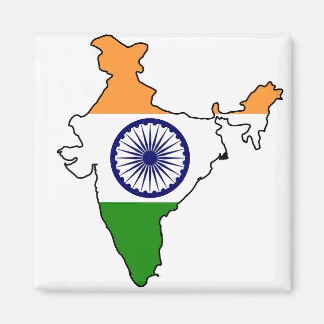 India IN Magnet (Front)