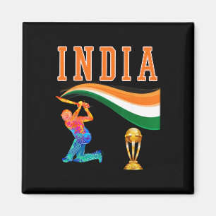 India Indian Cricket Team Jersey Magnet