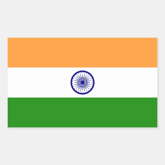 India/Indian Flag Sticker (Front)