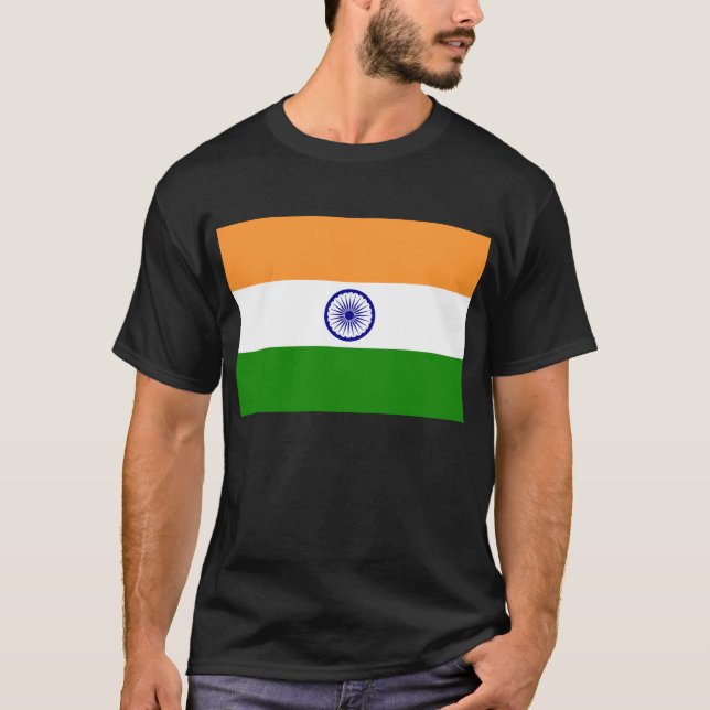India; Indian Flag T-Shirt (Front)