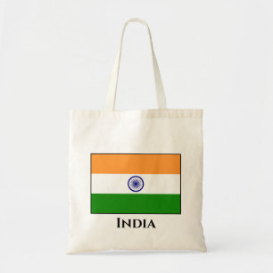 India (Indian) Flag Tote Bag