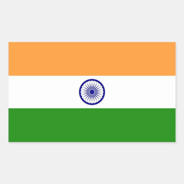 India – Indian National Flag Sticker (Front)