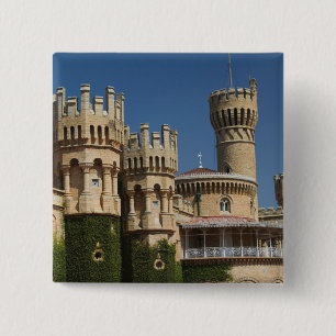 INDIA, Karnataka, Bangalore: Bangalore Palace 2 Inch Square Button
