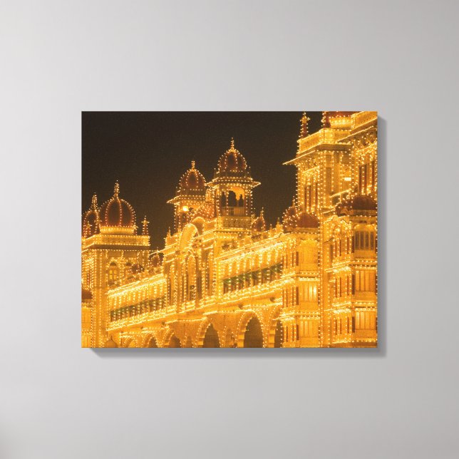 INDIA, Karnataka, Mysore : Majaraja's Palace (b. 2 Canvas Print (Front)