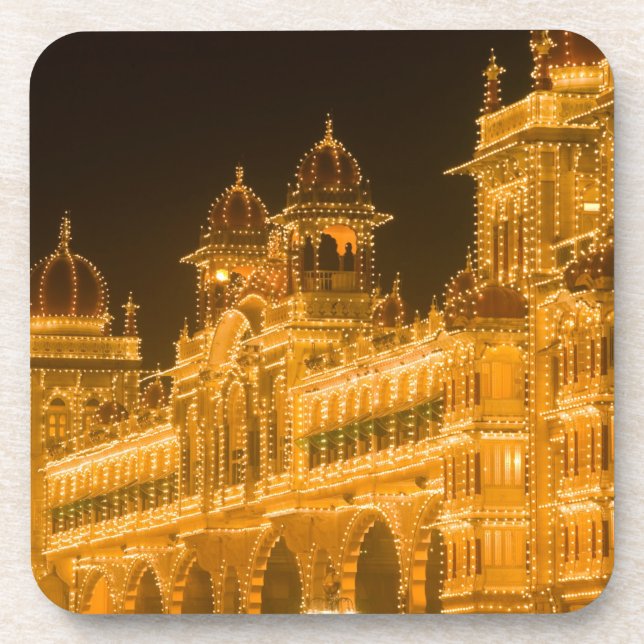 INDIA, Karnataka, Mysore : Majaraja's Palace (b. 2 Coaster (Front)