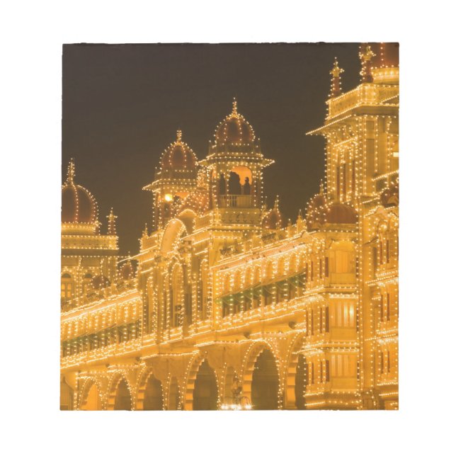 INDIA, Karnataka, Mysore : Majaraja's Palace (b. 2 Notepad (Front)