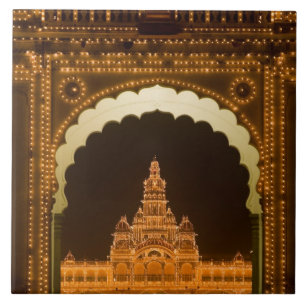 INDIA, Karnataka, Mysore : Majaraja's Palace (b. 3 Tile