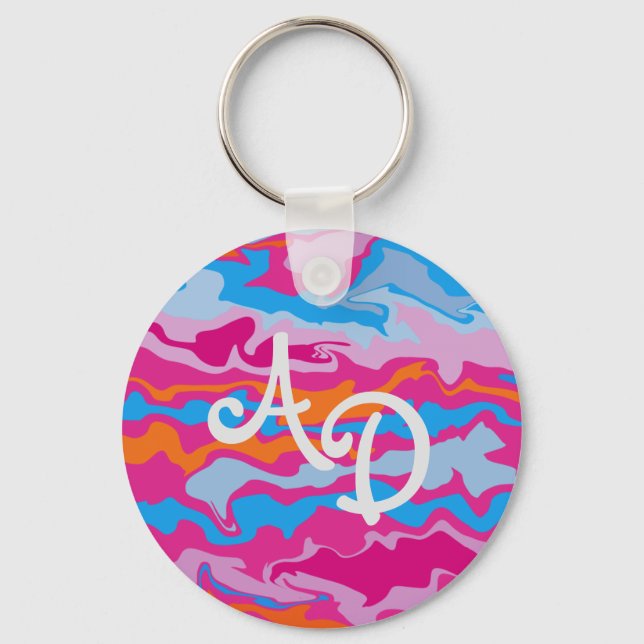 India - Liquify Design Keychain (Front)