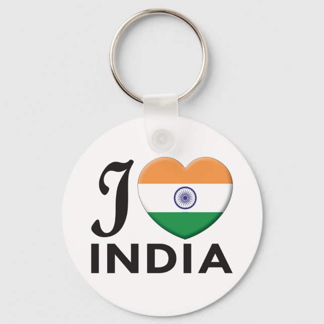 India Love Keychain (Front)
