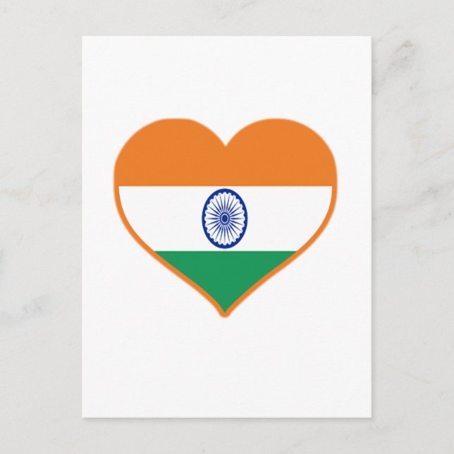 India Love Postcard (Front)