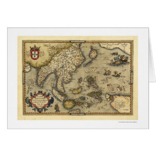 India Map By Ortelius 1570