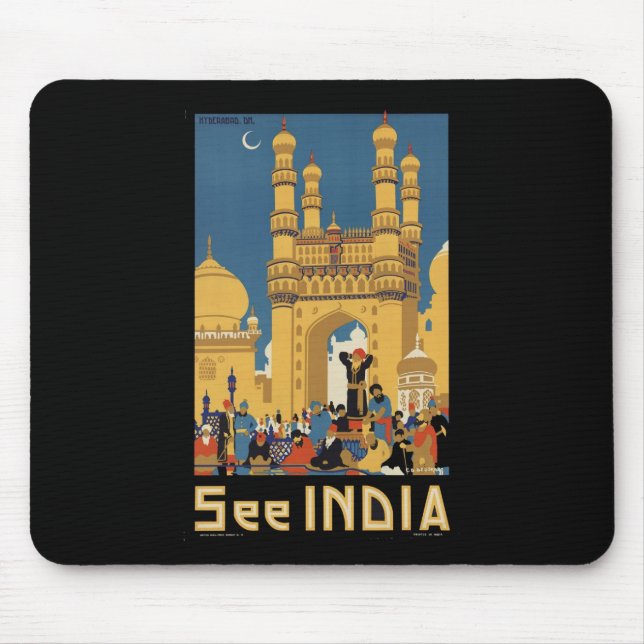 India Mouse Pad (Front)