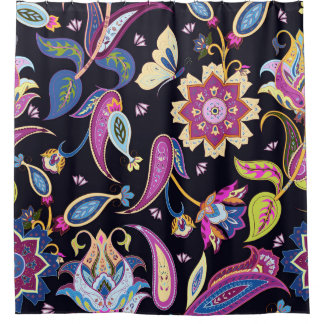 India Paisley Seamless Floral Ornament