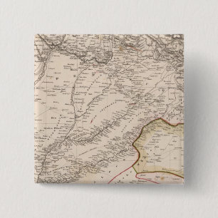 India, Pakistan 2 Inch Square Button